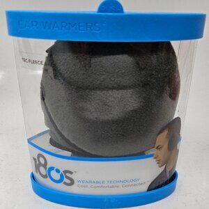 180s Ear Warmers Gray Adult Warm Winter Ear Muffs Men Women, Tec Fleece, NEW